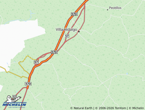 Carte MICHELIN Corcovada - ViaMichelin