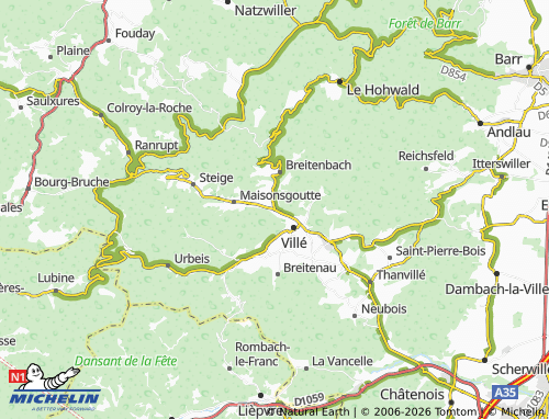 Mapa MICHELIN Saint-Martin - ViaMichelin