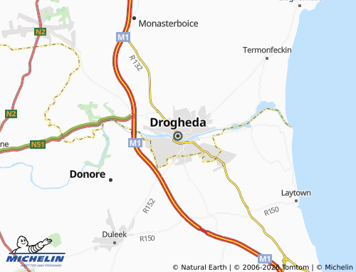 Mappa MICHELIN Drogheda - ViaMichelin