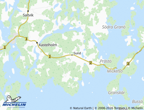 Mappa MICHELIN Sund - ViaMichelin