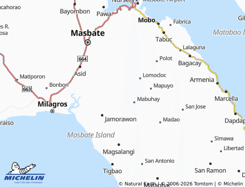 MICHELIN Guintorelan map - ViaMichelin