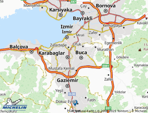MICHELIN Akıncılar map - ViaMichelin