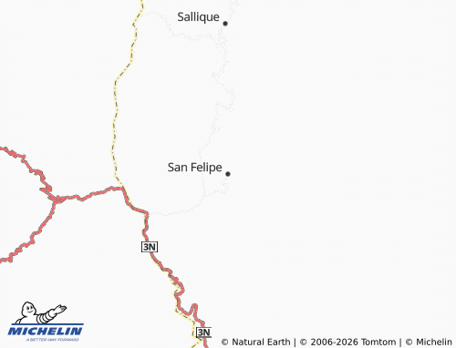 MICHELIN San Felipe map - ViaMichelin