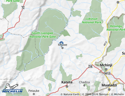 Mappa MICHELIN Mambwe - ViaMichelin