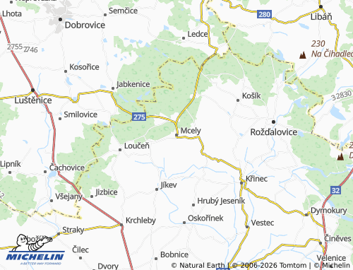 Mappa MICHELIN Mcely - ViaMichelin