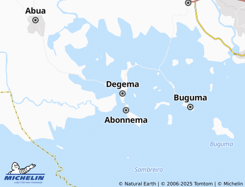 MICHELIN Degema map - ViaMichelin