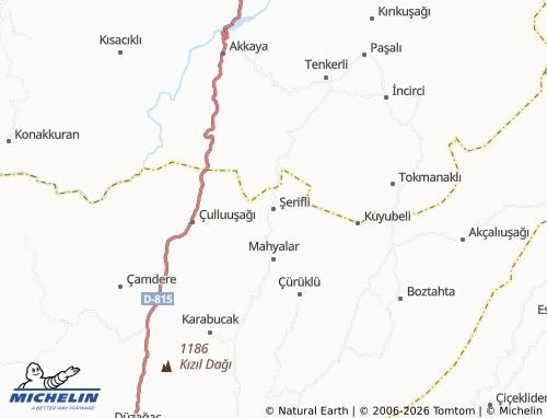 MICHELIN Şerifli map - ViaMichelin