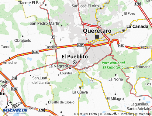 MICHELIN El Zorzal map - ViaMichelin