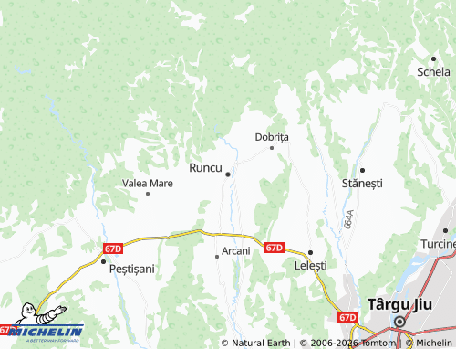 Mappa MICHELIN Runcu - ViaMichelin