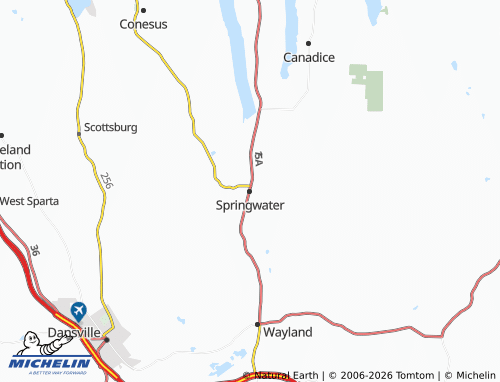 Mapa MICHELIN Springwater - ViaMichelin