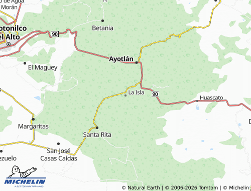 Mapa MICHELIN La Isla - ViaMichelin