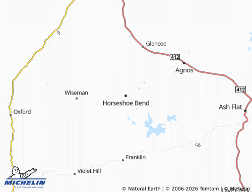 Carte MICHELIN Horseshoe Bend - ViaMichelin