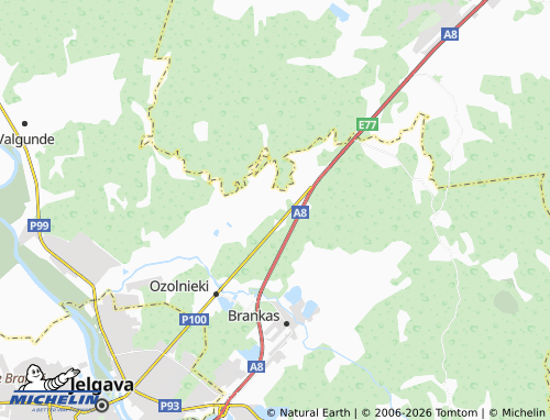 Mapa MICHELIN Cena - ViaMichelin