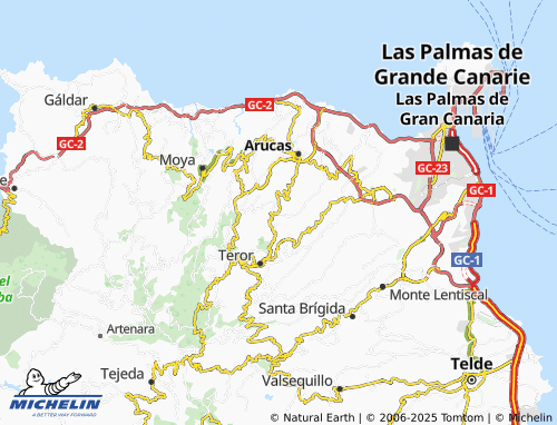 Kaart MICHELIN Los Castillos - ViaMichelin