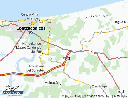 MICHELIN Cinco de Mayo map - ViaMichelin