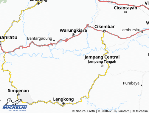 Carte MICHELIN Bantarkalong - ViaMichelin