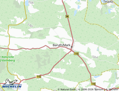 Mappa MICHELIN Paplitz - ViaMichelin