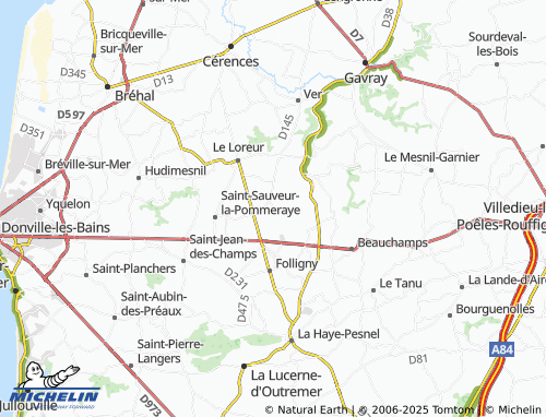 MICHELIN-Landkarte La Meurdraquière - ViaMichelin