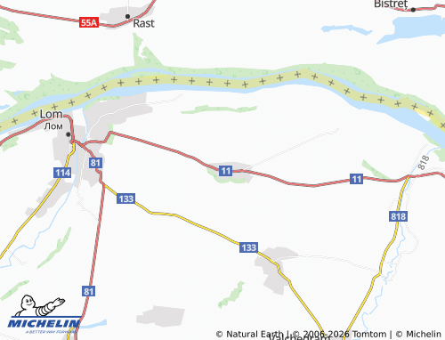 Mapa MICHELIN Kovachitsa - ViaMichelin