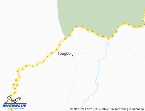 MICHELIN-Landkarte Tougbo - ViaMichelin