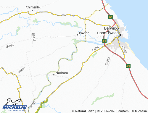 MICHELIN Horncliffe map - ViaMichelin
