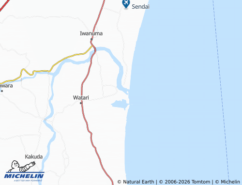 MICHELIN Arahama map - ViaMichelin