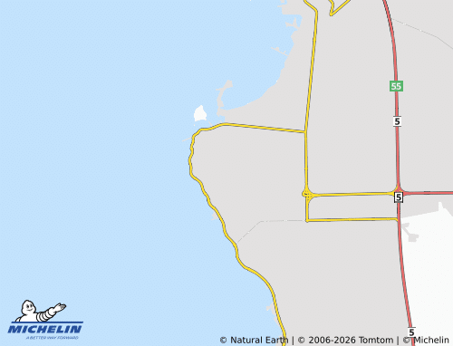 Carte MICHELIN al-Sahil - ViaMichelin
