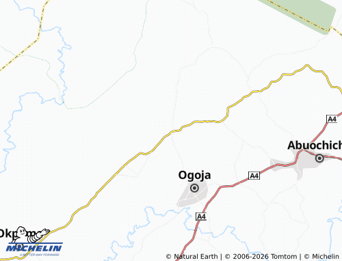 Mappa MICHELIN Okuku - ViaMichelin
