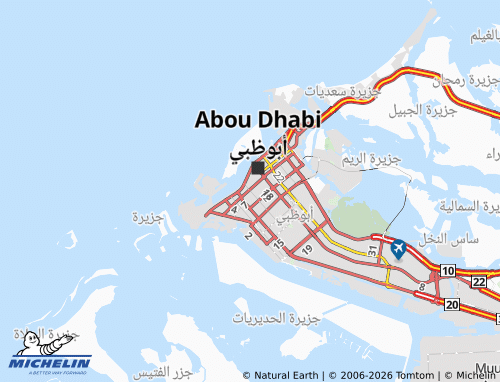 MICHELIN Al Manhal 54 map - ViaMichelin