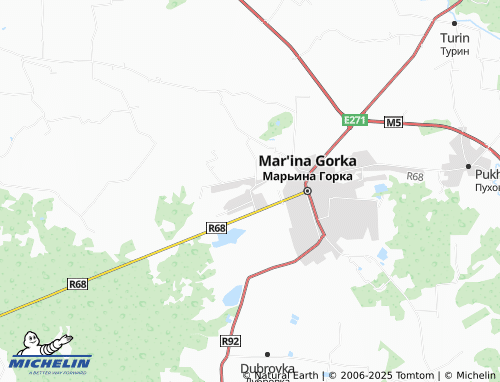 MICHELIN Novoselki map - ViaMichelin