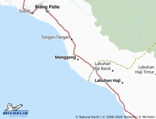 Mappa MICHELIN Manggeng - ViaMichelin