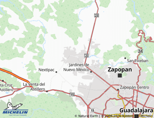 MICHELIN Tesistán map - ViaMichelin