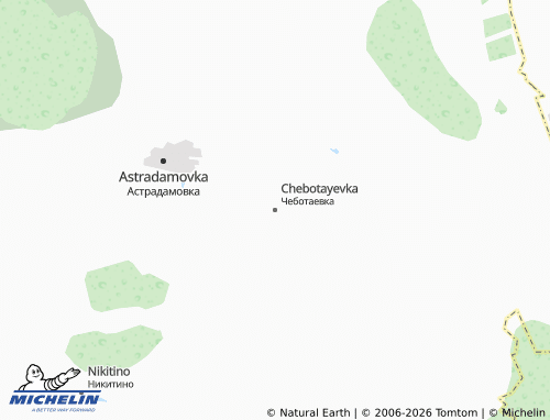MICHELIN-Landkarte Chebotayevka - ViaMichelin