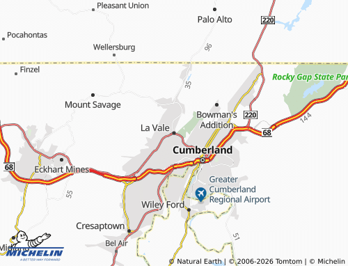 Carte MICHELIN La Vale - ViaMichelin