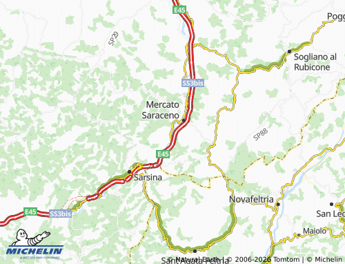 Mappa MICHELIN Monte Castello - ViaMichelin