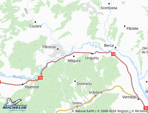 Mappa MICHELIN Măgura - ViaMichelin