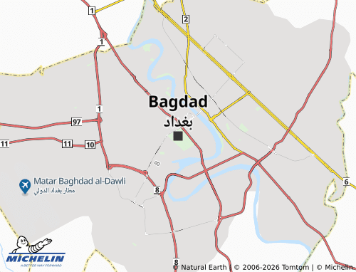 Carte MICHELIN Bagdad - ViaMichelin