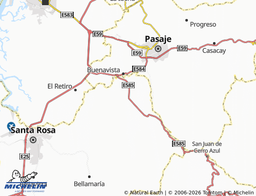 Mappa MICHELIN Río Negro - ViaMichelin