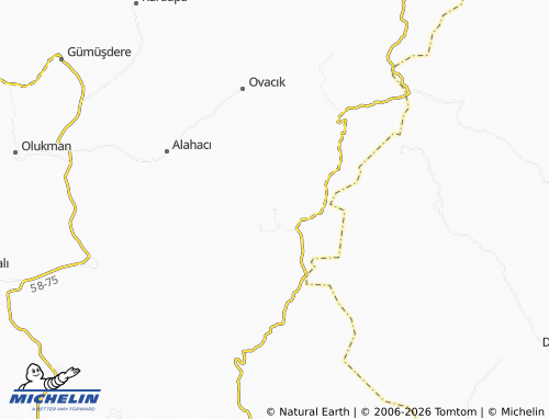 MICHELIN Çatalkaya map - ViaMichelin