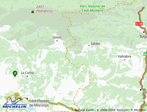 MICHELIN Feners map - ViaMichelin