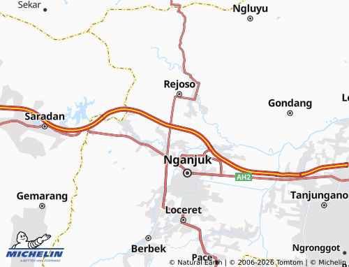 MICHELIN Sukorejo map - ViaMichelin