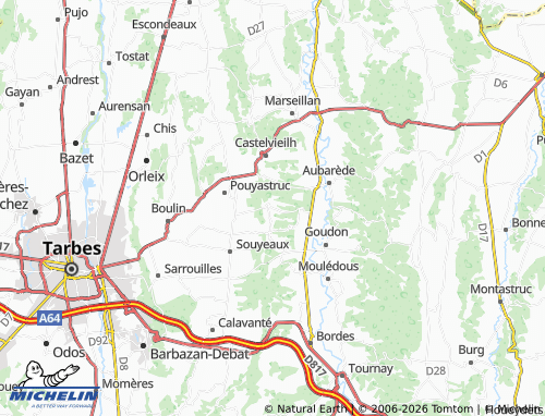 Kaart MICHELIN Marquerie - ViaMichelin