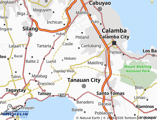 MICHELIN Hornalan map - ViaMichelin