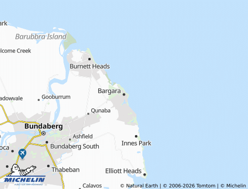 Mapa MICHELIN Bargara - ViaMichelin