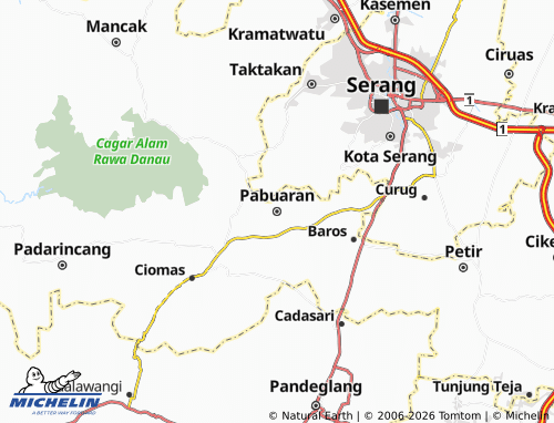 Mapa MICHELIN Pabuaran - ViaMichelin