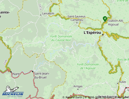 Mappa MICHELIN Dourbies - ViaMichelin