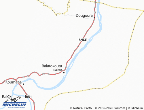MICHELIN Kobane map - ViaMichelin