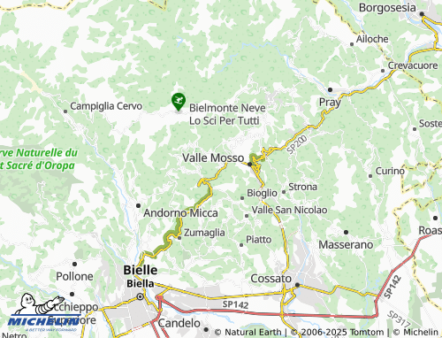Carte MICHELIN Strona - ViaMichelin
