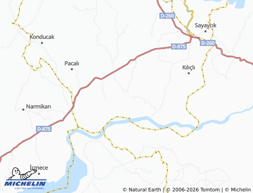 Mappa MICHELIN Kazanç - ViaMichelin