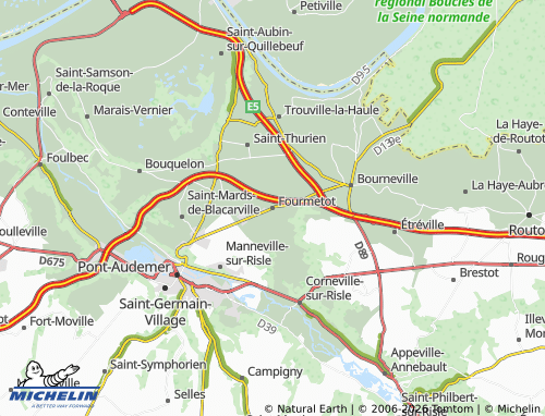 MICHELIN Fourmetot map - ViaMichelin